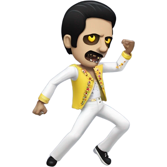 freddie mercury zombie dancing emoji