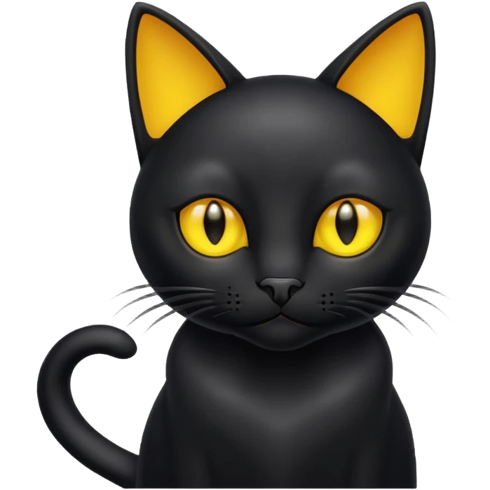 🤨 as a black cat  emoji