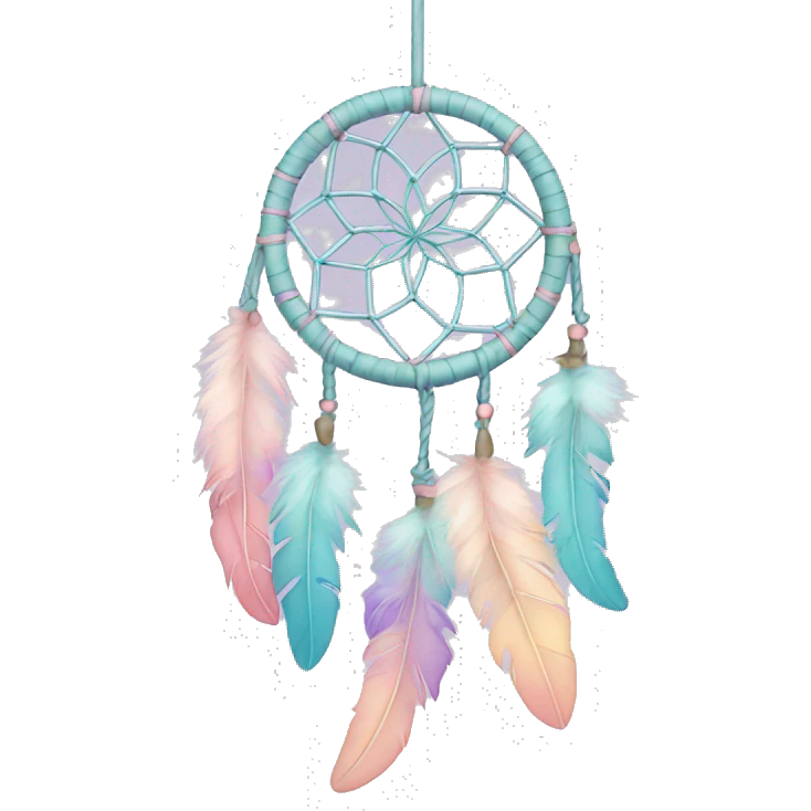Mini pastel dreamcatcher emoji