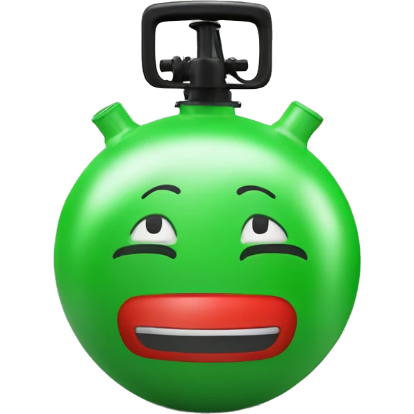 gas lpg 3kg green emoji