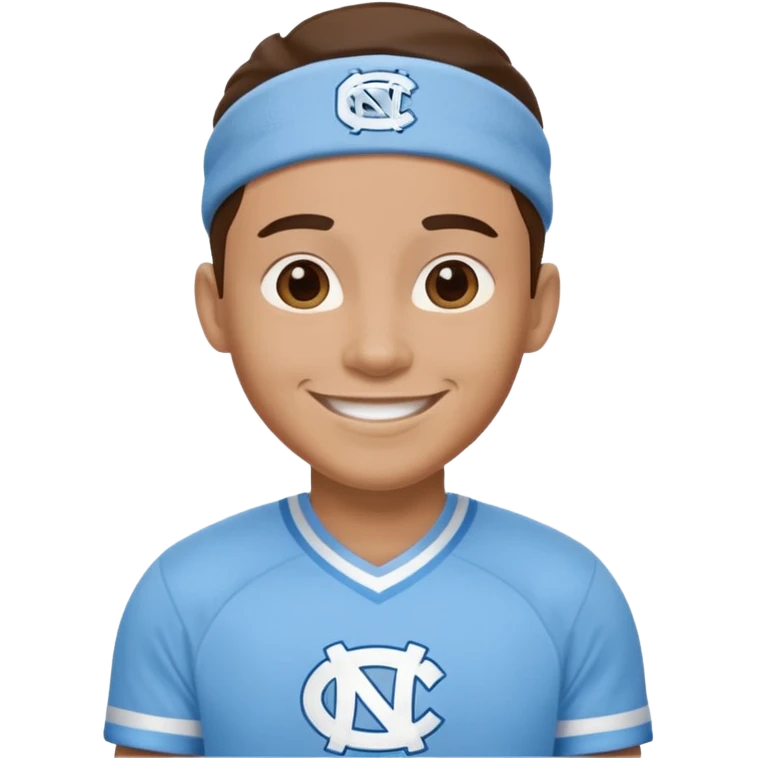 An image of a Tarheel emoji
