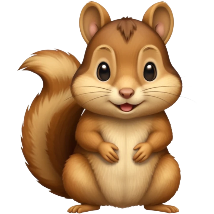chipmunk with cheeks full emoji