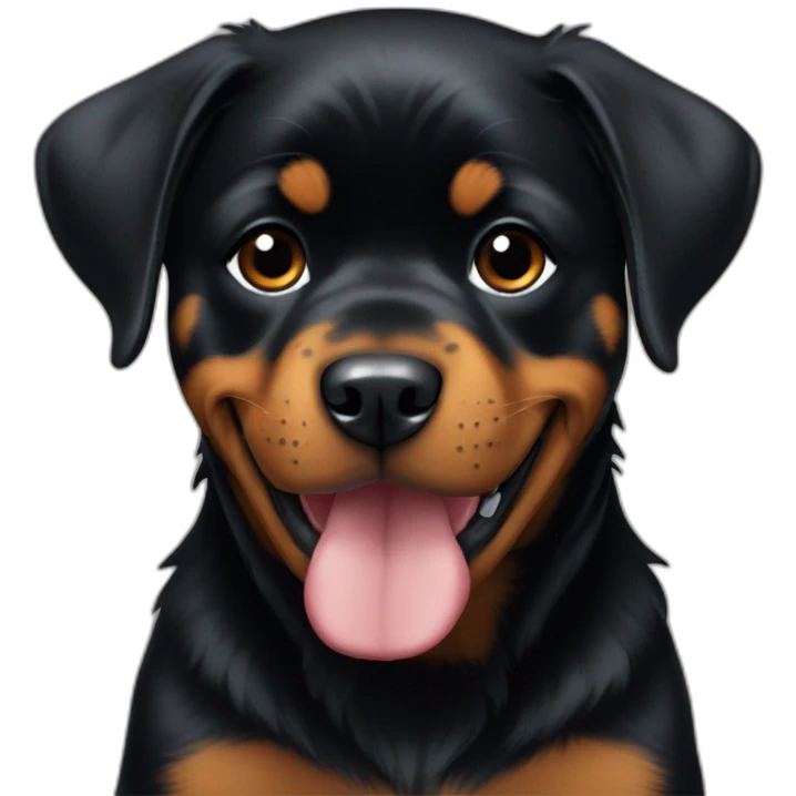 Baby Rottweiller emoji