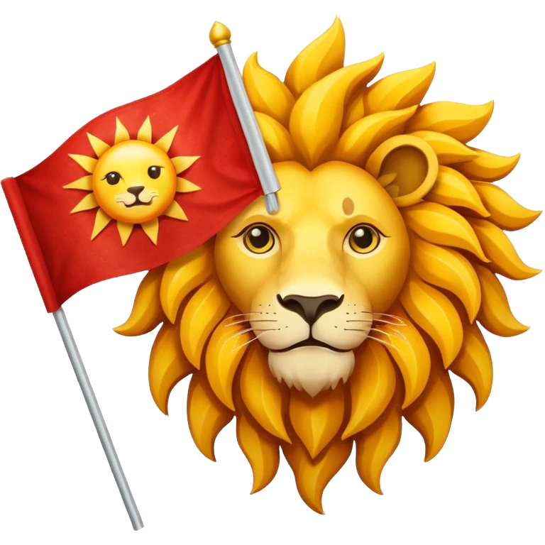 پرچم شیروخورشید emoji