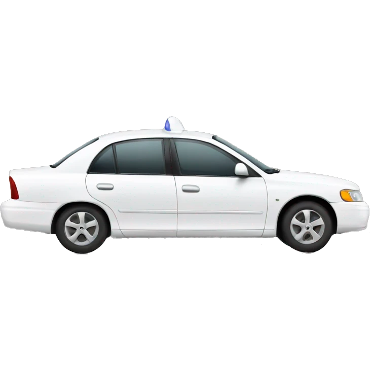 white sedan emoji