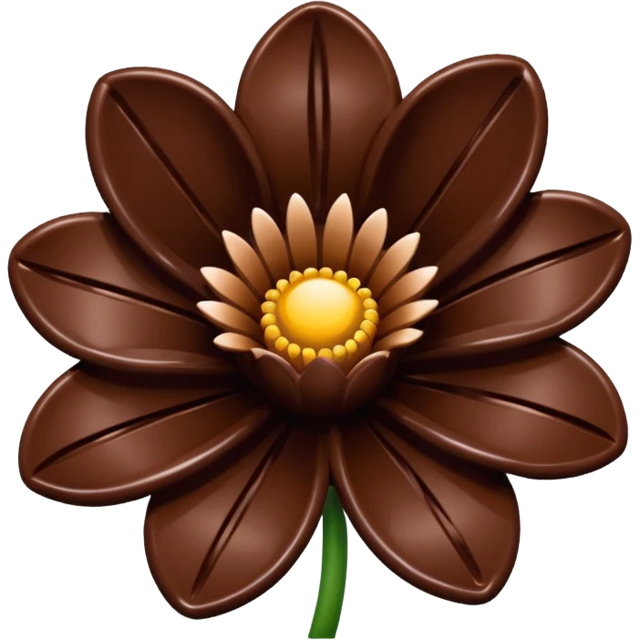 Fleur en chocolat emoji