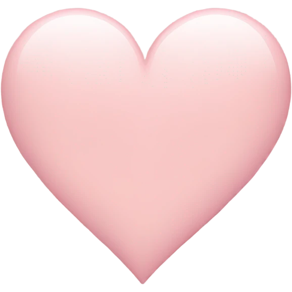 heart light pink  emoji