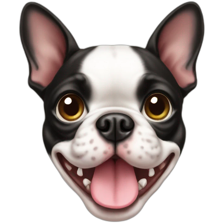 boston terrier cute emoji