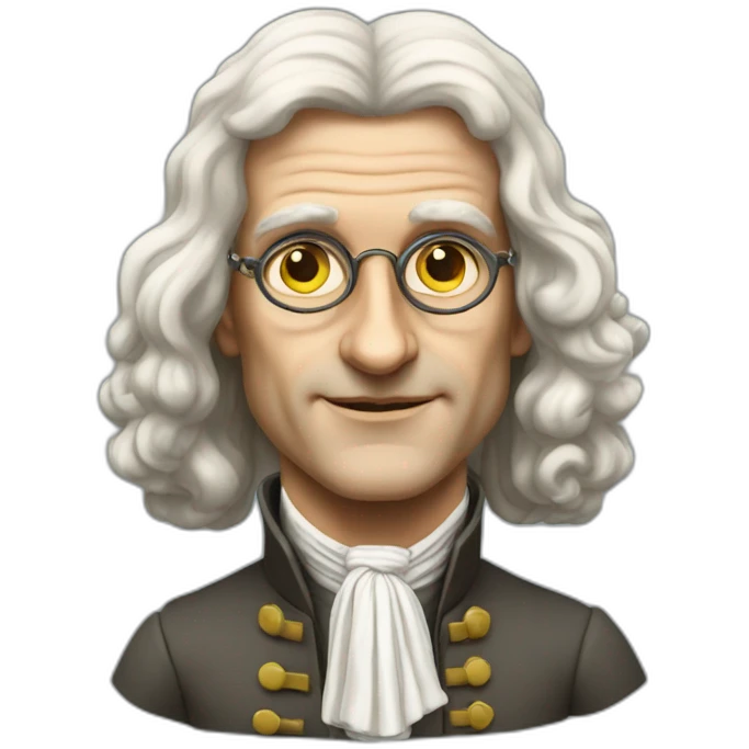 sir isaac newton emoji
