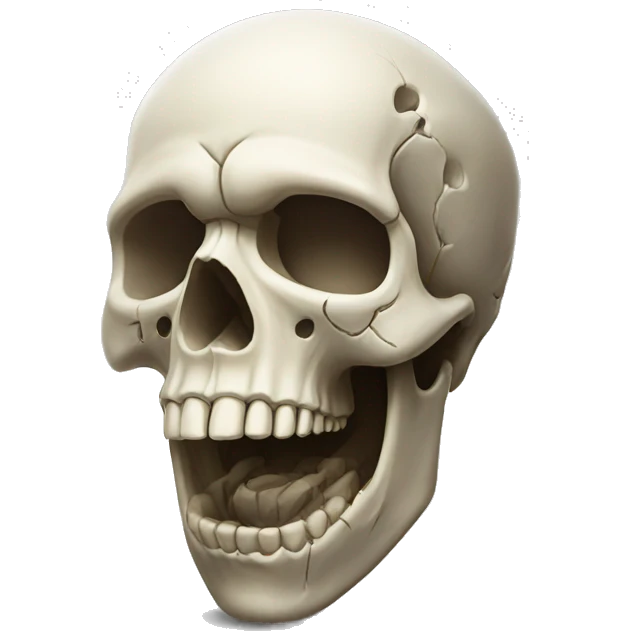 Skull mind blowing emoji