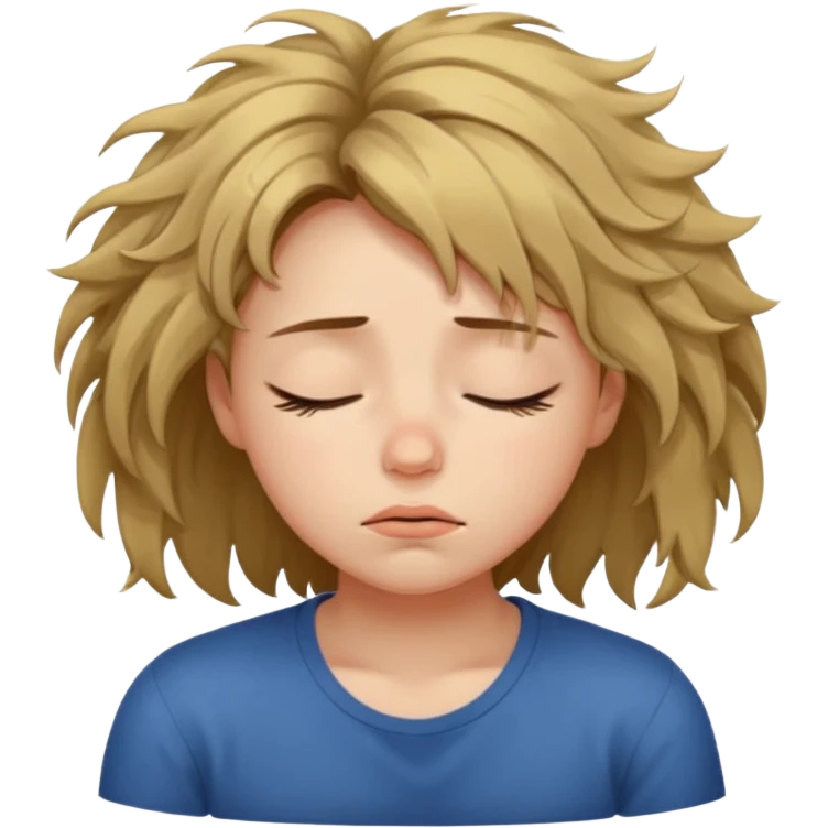 засыпающая девушка, глаза приоткрыты, она борется со сном  emoji