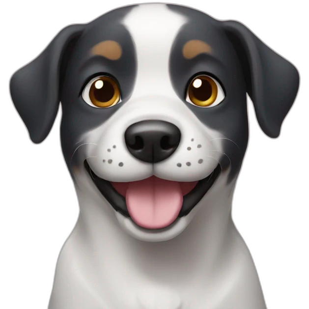 dog smiling emoji