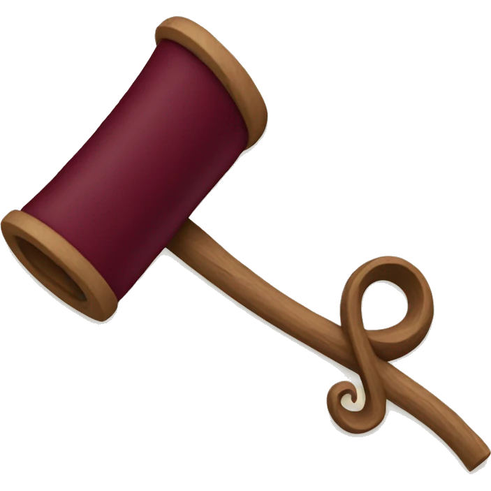 maroon scroll emoji