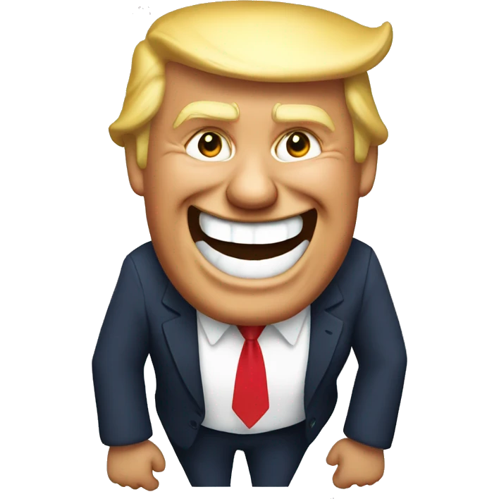trump laugh emoji