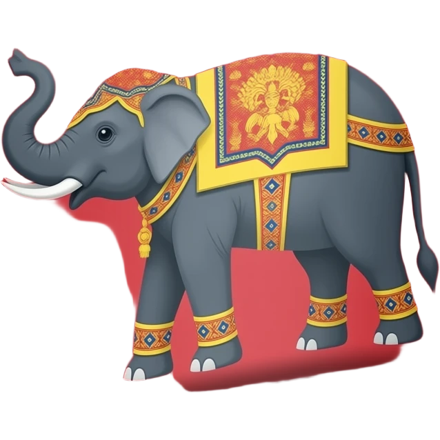 Je veux le drapeau du Siam (un fond rouge avec un éléphant) en entier tu me garde tout du drapeau emoji