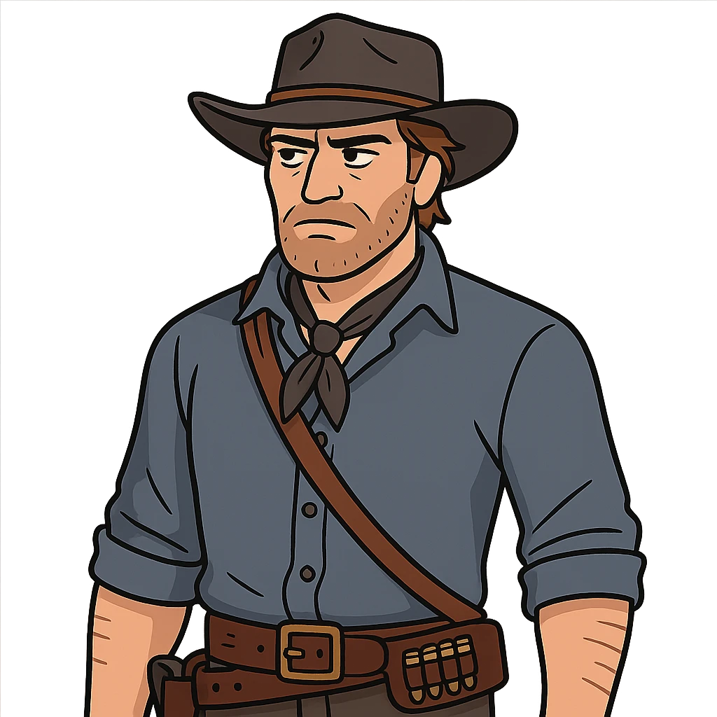 Arthur Morgan from Red Dead Redemption emoji