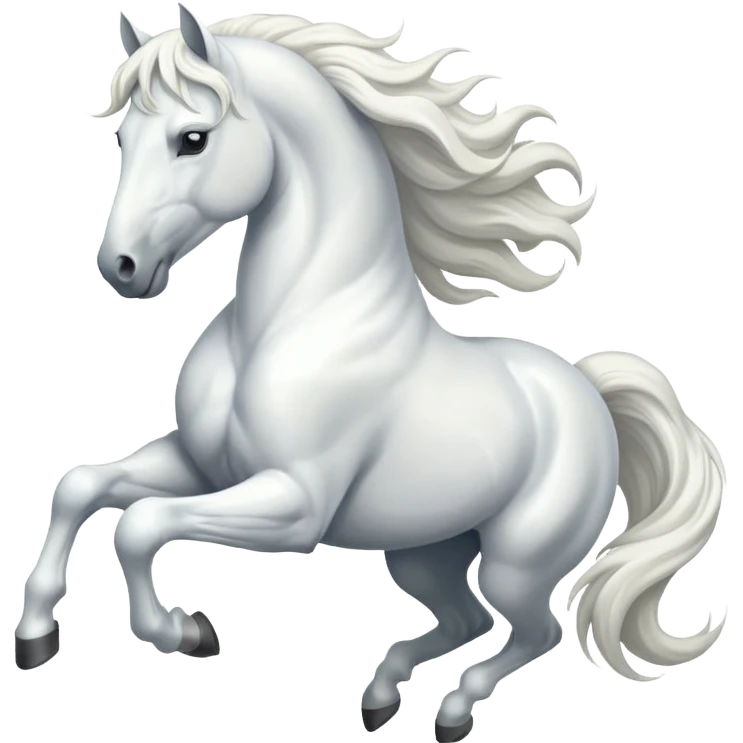 white horse emoji