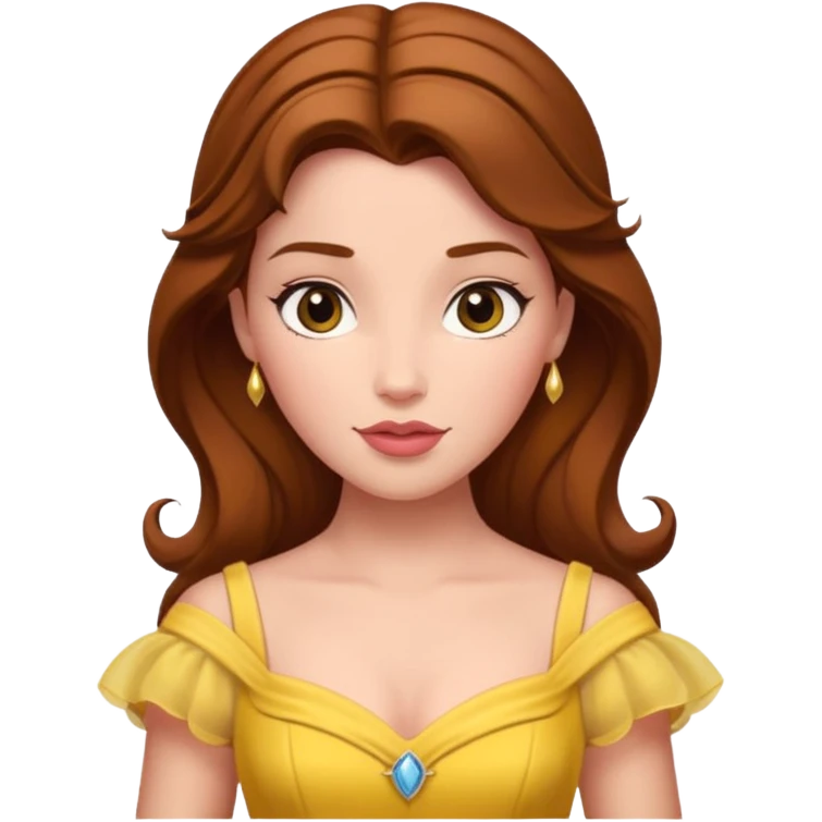 princess belle rose emoji