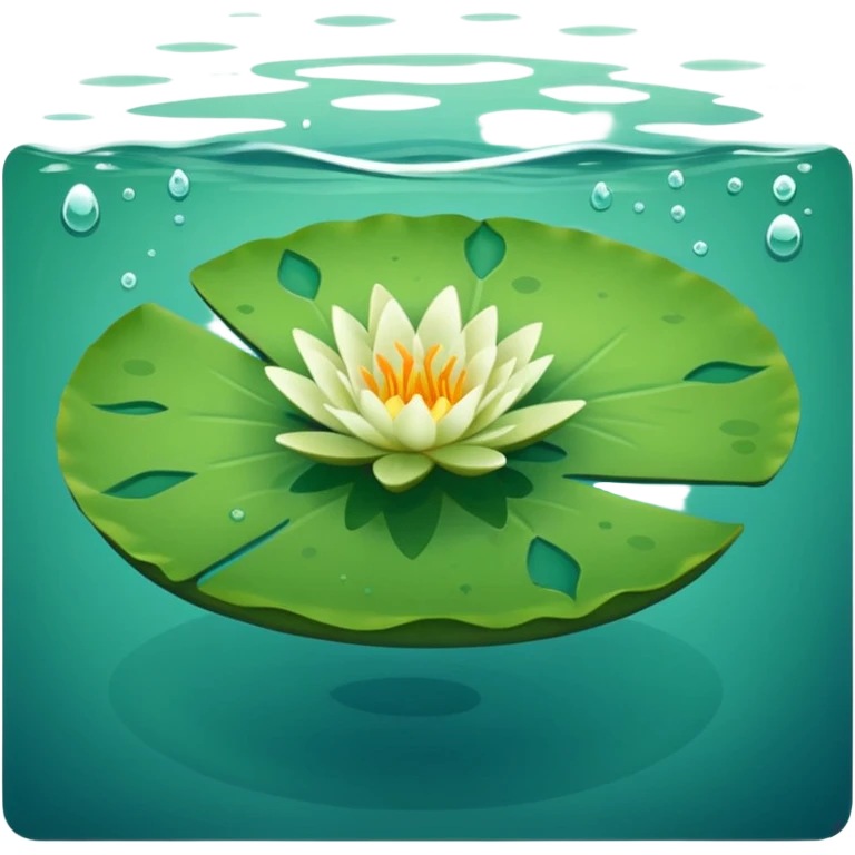 Lily pad only emoji