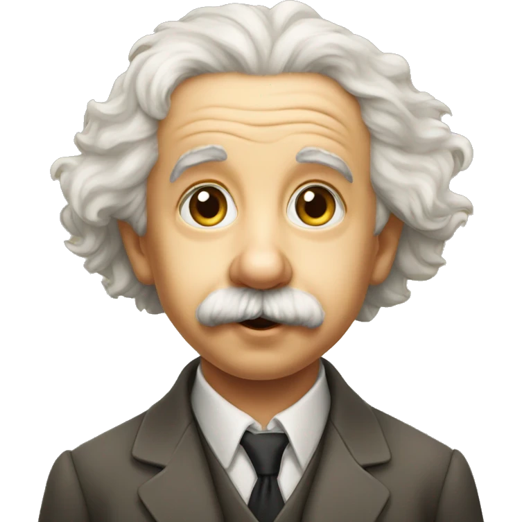 albert einstein as a kid emoji
