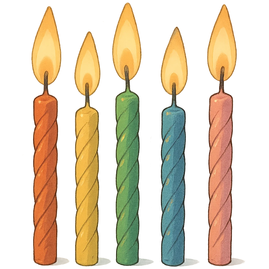 birthday candles emoji
