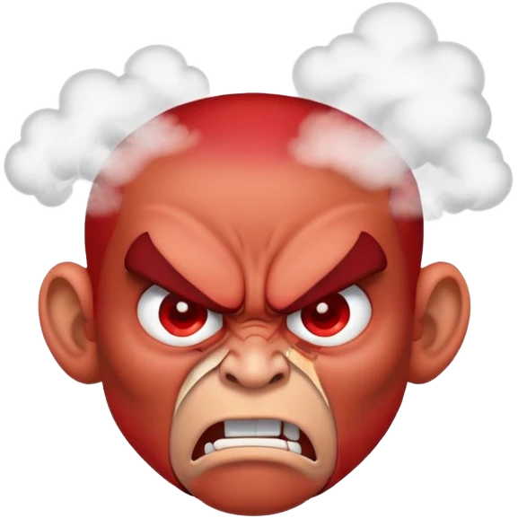Angry with steam coming out of the ears emoji