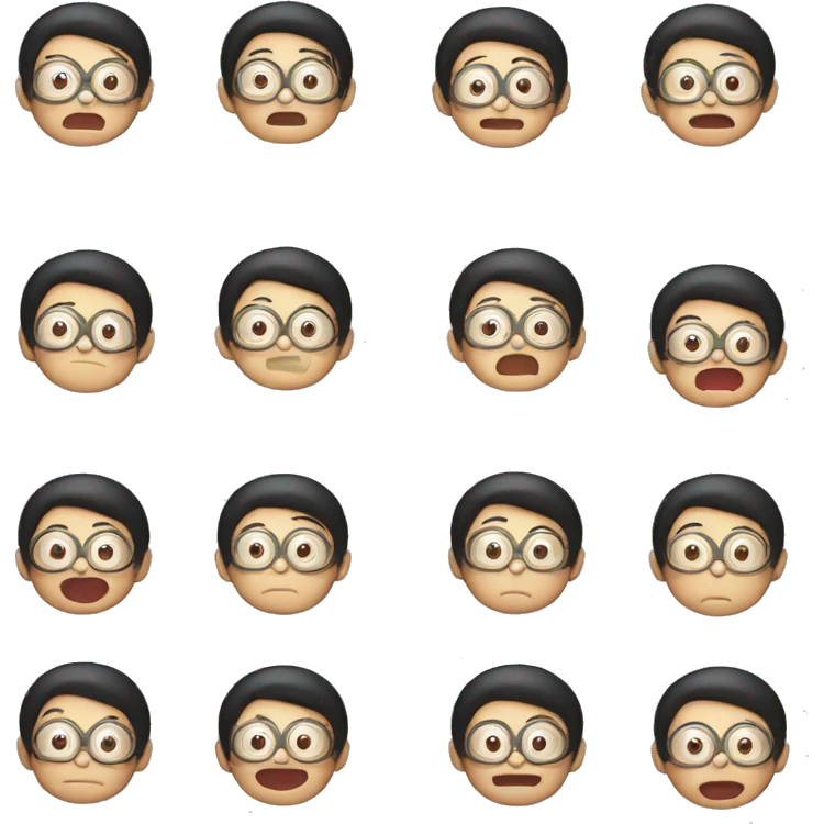 doraemon kis  nobita emoji