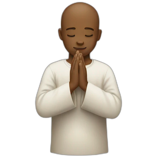 praying for yes emoji