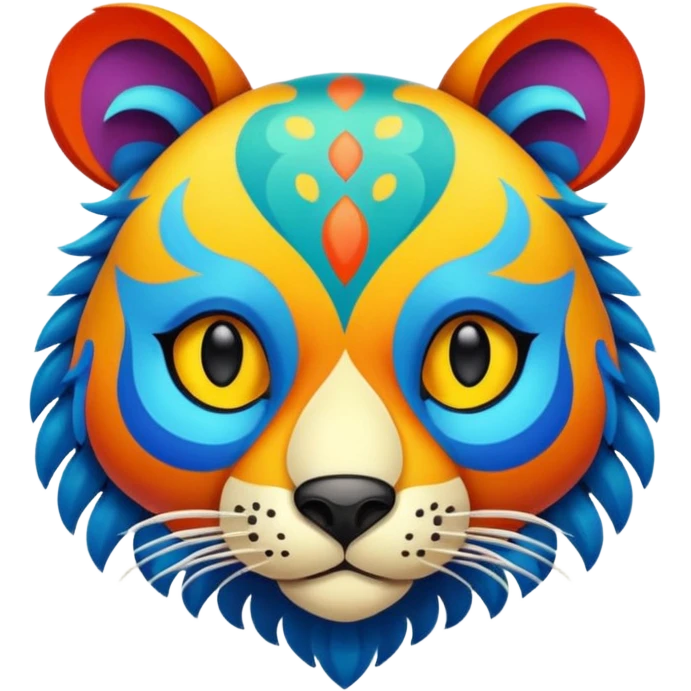 Colorful La creatura abstract animalia  emoji