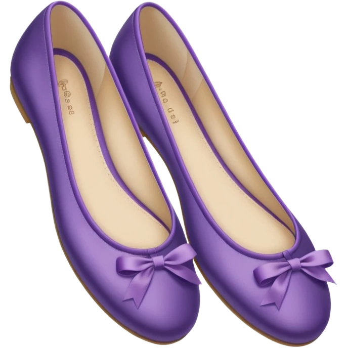purple ballerina flats emoji