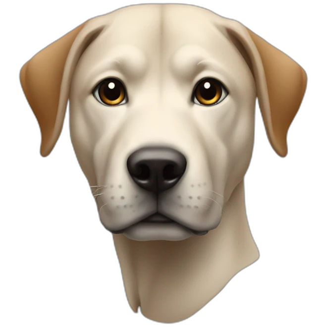 human head on animal body emoji