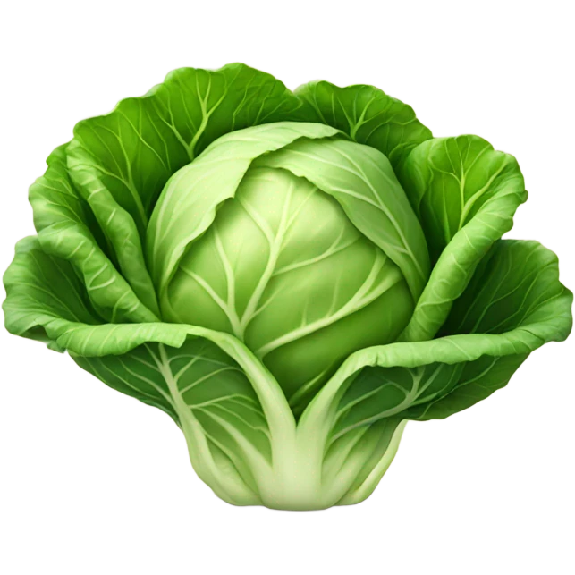 Cabbage reading emoji