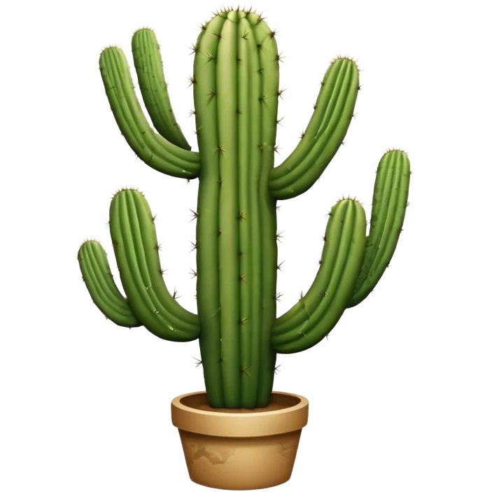 cactus saguaro with curved arms  emoji