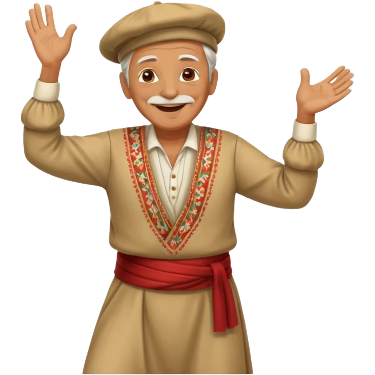  Halay çeken dede emoji