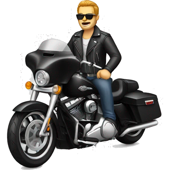 harley biker emoji