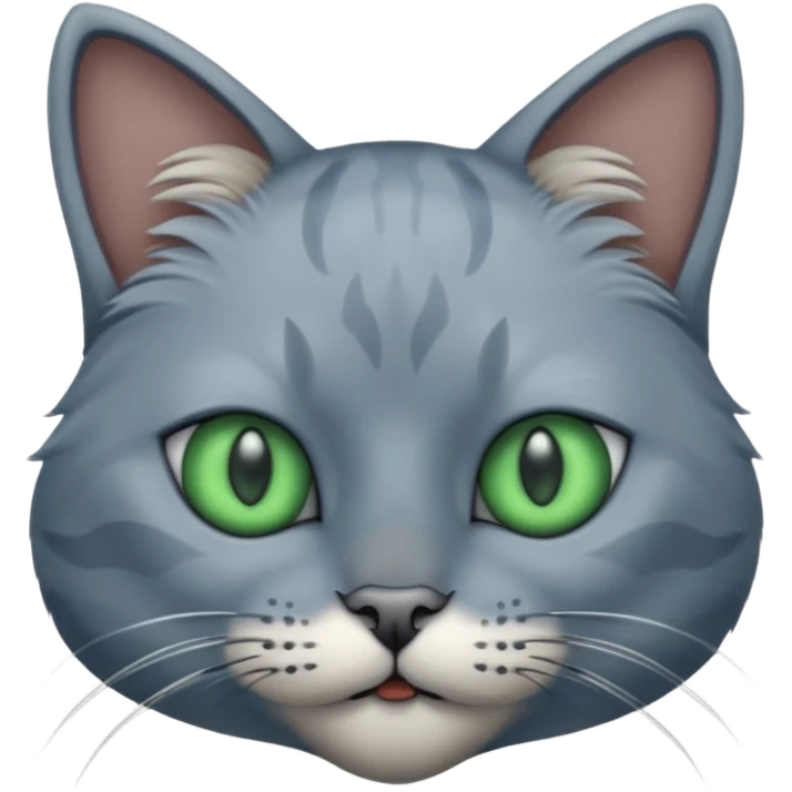 Cat doing blue steel face emoji