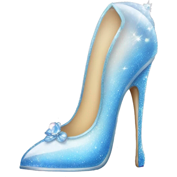 Glass slipper Cinderella emoji