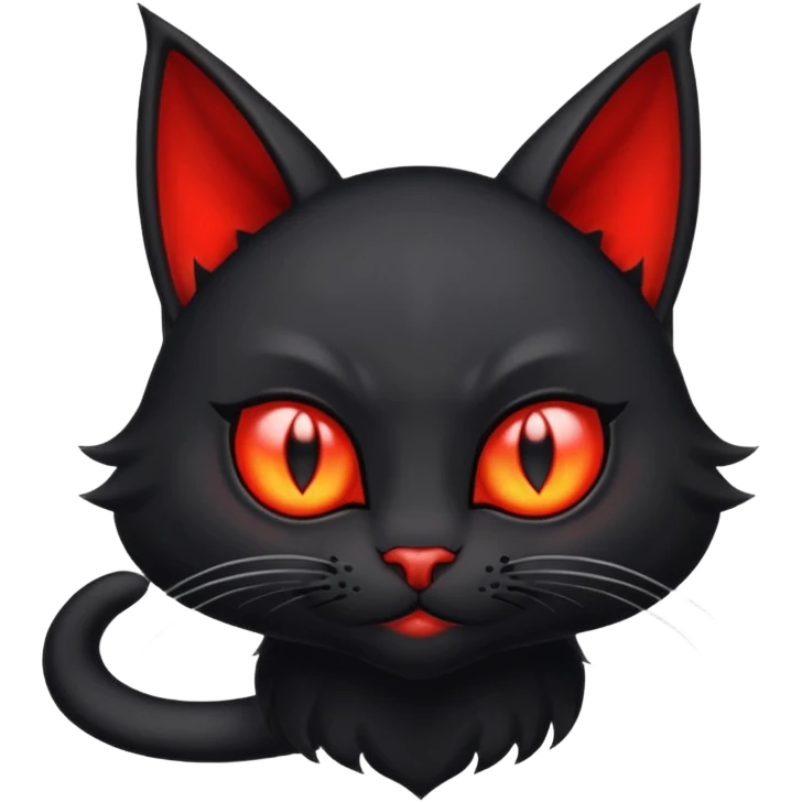 Devil cat emoji