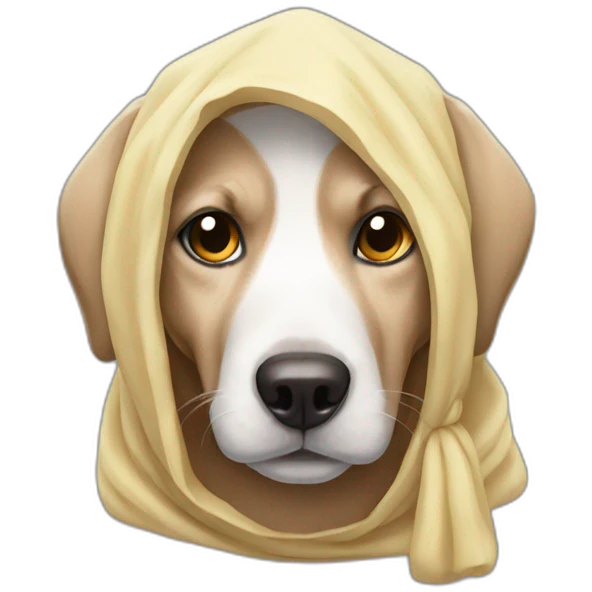 Dog With houdie  emoji