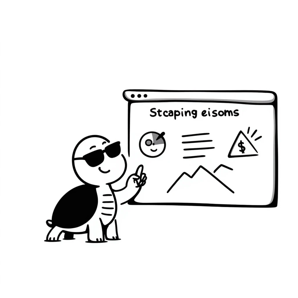 turtle pointing at a whiteboard emoji