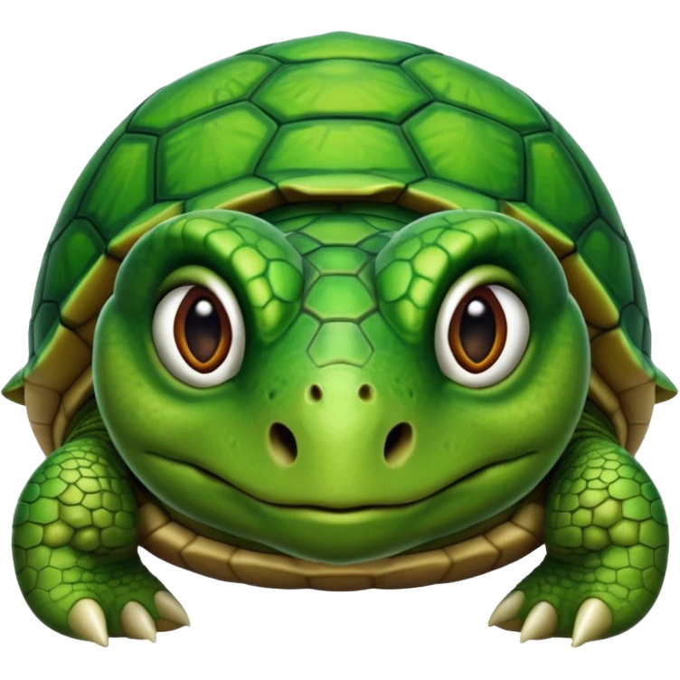 Une tortue très sage emoji