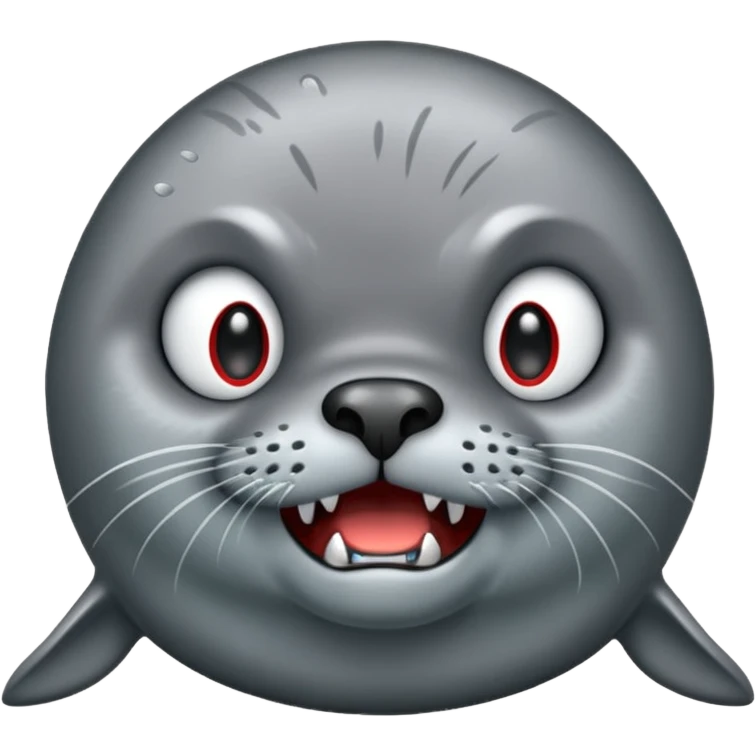 Angry seal emoji