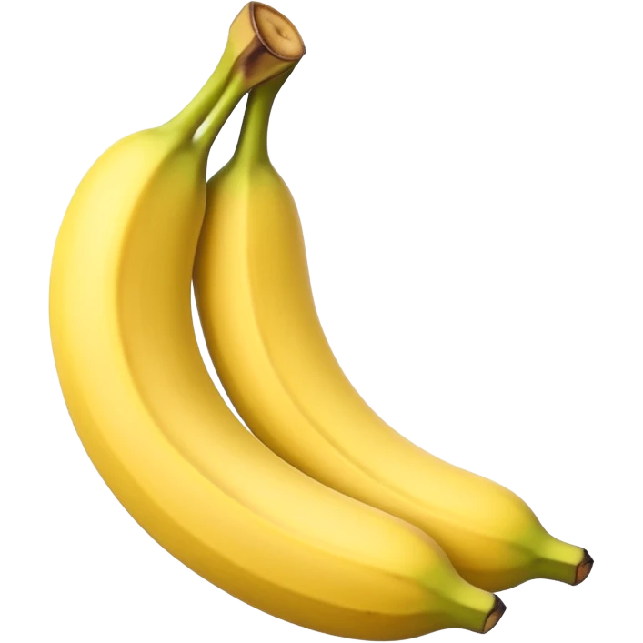Banana cuts in 3D emoji