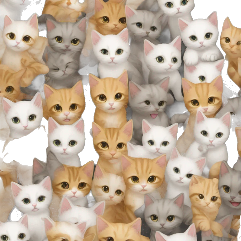 1000 kittens emoji