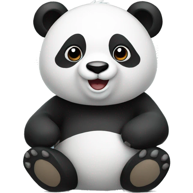Panda graphic emoji