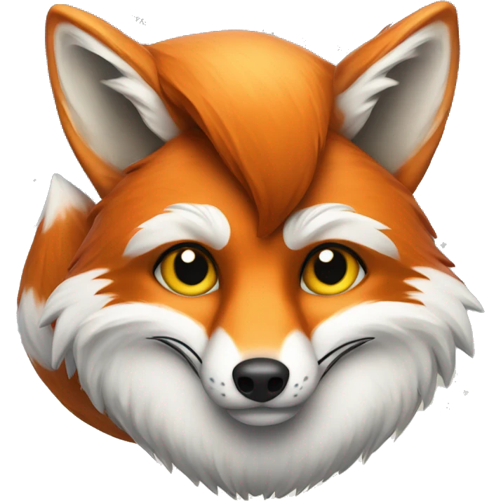 Fox wohnt Chrismas Hut  emoji
