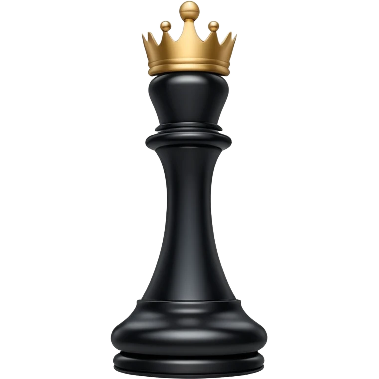 black chess pieces, queen pieces emoji