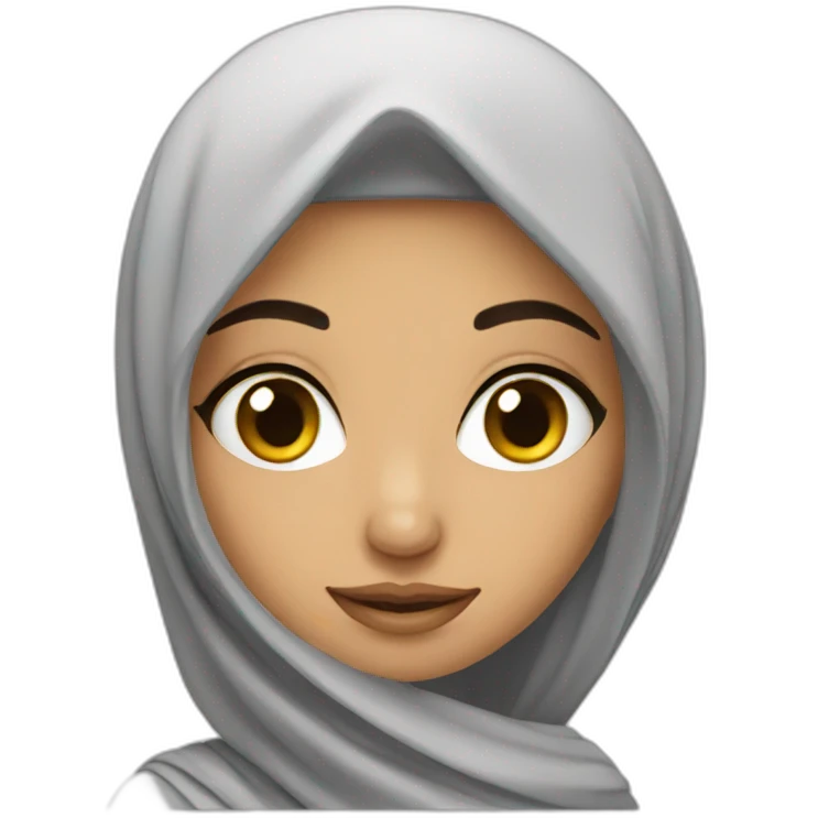 Pretty arab girl emoji