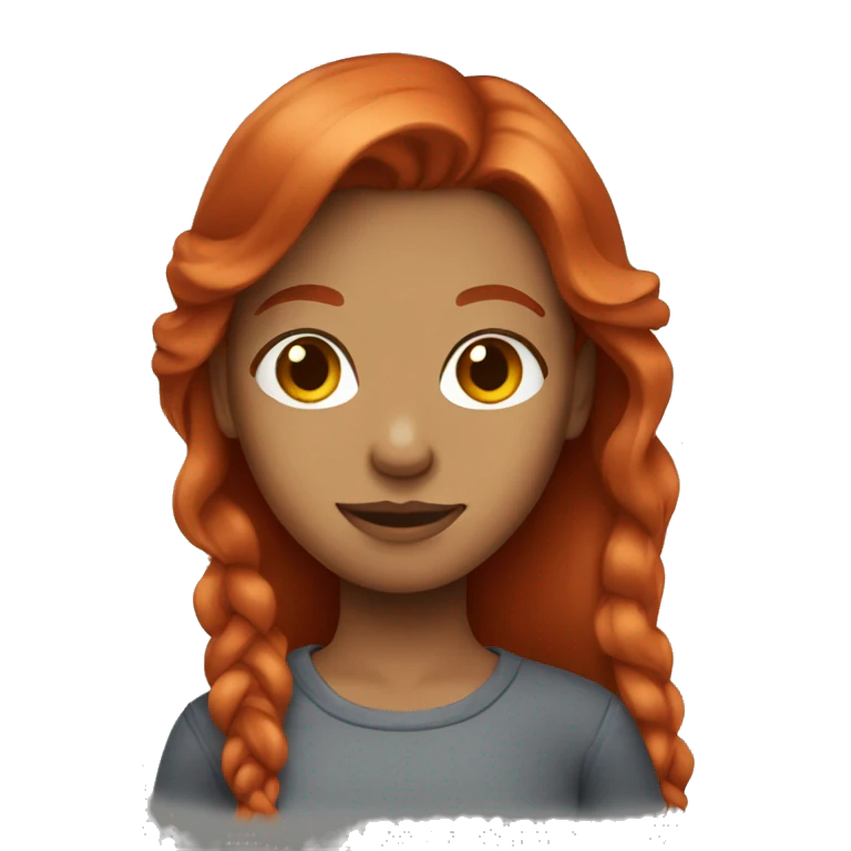 red-haired girl  emoji