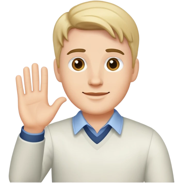 Will Kent waving emoji
